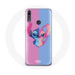 Huawei p30 lite Stitch &uuml;mbris ja ingelsinine roosa