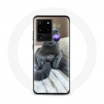 &Uuml;mbris lillade prillidega Samsung Galaxy S20 Ultra Cat jaoks