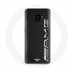 &Uuml;mbris Samsung Galaxy A8 Plus Amg Logo s&uuml;siniku tekstuuriga