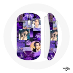 Juhtmeta hiir BTS Jungkooki kontseptsioonifoto lilla