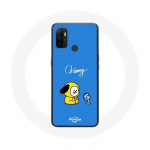 Coque pour Oppo A53 Bangtan BTS BT21 Chimmy Jimin Fond Bleu
