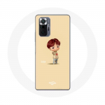 Coque pour Xiaomi Redmi Note 10 Pro BTS TinyTAN Animation Suga