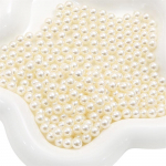 3-8 mm 2000 tk / partii ABS ilma auguta p&auml;rlihelmed &uuml;mmargused plasthelmed isetegemise ehete valmistamiseks 3mm 10000pcs/bag