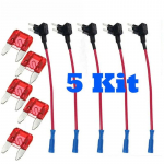 5 tk Lisa vooluahel Ato Atc Mini Blade Fuse Splice hoidik Piggy Back Fuse Kraan Automaatne varuosad Auto Varuosad Autole 5 pcs