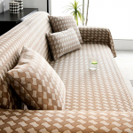 Suvine j&auml;&auml;siidist diivani katteriie Lihtne ja kerge luksuslik Advanced Sense T&auml;ielik libisemiskindel t&auml;iskattega r&auml;tik Moodne k&otilde;rgekvaliteediline diivanir&auml;tik 180*130cm