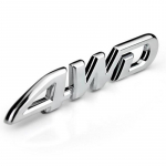 Auto metallist m&auml;rgi kleebis 4WD t&ouml;&ouml;mahuga embleemi nelikveolise auto kleebis