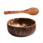 Coconut Bowl Set Cereals Salad Bowls Easy to Clean Modern Handmade Shell Multiuse for A