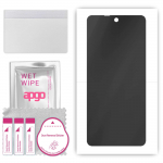 apgo Hydrogel Privacy Matte Screen Protector for Xiaomi Poco X3, Anti Spy, Hydrogel Film, Flexible, Soft TPU with positioning layer easy installation