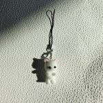 Multikas flokeeriva kassi ripatstelefoni kaelapael Armas karunukk mobiiltelefoni rihm