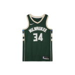 Nike NBA Antetokounmpo Bucks Icon Edition S&auml;rk Hunter Green/Kuldne/Valge Meeste Streetwear CW3672-329 M