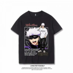 Jaapani anime l&uuml;hikeste varrukatega t&auml;navatr&uuml;kk, vabaaja unisex s&auml;rk, Jujutsu Kaisen tr&uuml;kitud T-s&auml;rk, puuvillane suvine unisex topp, Harajuku T-s&auml;rk 4XL