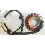 Mootorratta generaatori generaator Suzuki GN250 GN 250 magneto staatori m&auml;hisele punane