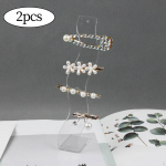 2 Pieces Hair Clip Display stand Bracket Headband Holder for puhas
