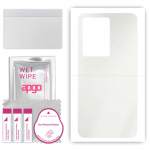 apgo MATTE Protective Skin Sticker for the back compatible with ZTE Blade A72s, Wrap Film, Hydrogel Film, Flexible, Soft TPU with positioning layer ea