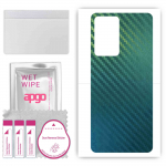 apgo Protective Skin Sticker for the back compatible with Realme C35, Wrap Film, Foil, Vinyl - Pattern Carbon Chameleon CAKA1