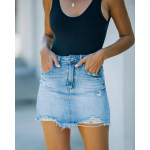 Naistemood suvine k&otilde;rge v&ouml;&ouml;kohaga teksaseelik Denim pakett puusa seeliku p&uuml;ksid l&uuml;hikesed p&uuml;ksid S helesinine v&auml;rv