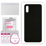 apgo Protective Skin Sticker for the back compatible with Xiaomi Redmi 9A, Wrap Film, Foil, Vinyl - Pattern Matrix