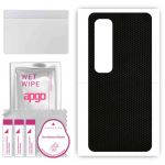 apgo Protective Skin Sticker for the back compatible with Xiaomi Mi 10 Ultra, Wrap Film, Foil, Vinyl - Pattern Matrix