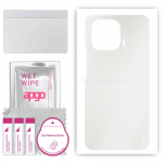 apgo Protective Skin Sticker for the back compatible with Xiaomi Mi 11 Pro, Wrap Film, Foil, Vinyl - Pattern Matte Transparent