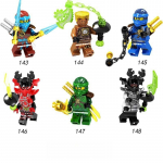 Kuulsa filmim&auml;ruli minifiguurid 6 figuuri ehitusklotsid klotsid Modelli s&uuml;nnip&auml;evaks j&otilde;ulud uusaasta kingitused poistele No Box