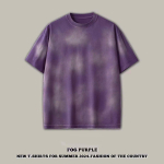 Streetwear &Uuml;hev&auml;rviline Dopamiini Seeria Unisex T-s&auml;rk Puuvillane Pesta T-s&auml;rk Unisex Topid T-s&auml;rgid Suvine L&uuml;hikeste Varrukatega T-s&auml;rk XL lilla