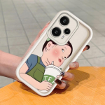 Pehme silikoonist ruudukujulise redeliga printimismustriga telefoni korpus, t&auml;iskaanega kaamera p&otilde;rutuskindel kaitse kummist &uuml;mbris Xiaomi Redmi jaoks Redmi 10 valge