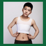Chest Binder Breath Mini Mizer Breast aluss&auml;rk rinnahoidja S valge