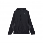 Nike Trail Aireez &uuml;hev&auml;rviline kapuutsiga lukuga hingav vabaaja pikkade varrukatega jakk Meeste jakid must FN4003-010 M