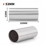 Universaalne mootorratta 35/42/45/48/50/53MM esiosa katal&uuml;saator DB tapja v&auml;ljalaske summuti summuti m&uuml;rasummuti jaoks 53x100mm