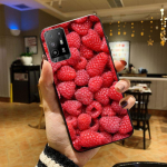 mustikas kirss suvevili Telefoni kate OPPO jaoks A74 A94 5G A3S A5 A5S A9 A12 A15S A52 A53S A72 A73 2020 A91 5G &uuml;mbrised coque OPPO A3S