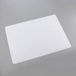 Silikoonist lauamatt Toidukvaliteediga 40*30cm &uuml;hev&auml;rviline alusmatt algkoolilastele kuumakindel, veekindel ja &otilde;likindel asendialus 40*30*0.07cm (mirror) valge