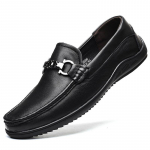Uus Kevadine Pealmine Kiht Veisenahast Doudou Kingad Meeste Nahast Krokodillimuster Vabaaja Slip-on Nahast Kingad Meeste Suur Suurus Meeste Kingad 38