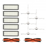 K&uuml;lghari, Hepa filtrid ja harjastega hari 1S/Roborock T65 S6 vaakumi jaoks valge