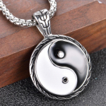 Vintage Fashion Oil Dropping Diamond Bagua meeste ripats 50CM kuld