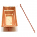Tanirika Vaskne Hawan Kund Yagna Agnihotra Agni Kund & Lusikas 12 X 12 /12 TOLLI/ Ekspordikvaliteet