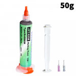 138 ℃ Madala temperatuuriga pliivaba s&uuml;stal, puhas jootmispasta Sn42Bi58 SMD keevituspasta vooluringi telefoni komponentide parandamiseks 50G