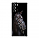 Running Horse Animal telefoni&uuml;mbris Samsung Galaxy S22 S21 S20 FE Ultra 5G S10 S10E S9 S8 Plus Note 10 20 l&auml;bipaistva silikoonkaanega Samsung S9