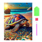 1 komplekt pistega teemantmaalimise komplektid armsad loomad Disain Erksate v&auml;rvidega K&auml;ed Oskusi parandavad stressi leevendamist 5D teemantkunst k&auml;sit&ouml;&ouml; A