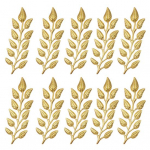 10 tk Leaf Charm DIY k&auml;sit&ouml;&ouml;na valmistatud kuldse v&auml;rvi lehega vasest v&otilde;lu poetarbed roosa kuldne v&auml;rv