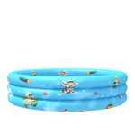 T&auml;ispuhutav 3 r&otilde;ngaga suvibassein, suvise veevarustusega bassein lastele beebilemmikloom, kaasaskantav bassein maapealne bassein 90*90*30cm,Star League sinine