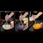 K&ouml;&ouml;gividin Loominguline mudapress Purusep&uuml;ree mahlamasin Roostevabast terasest kartulipurusti Pusher Puuvilja T&ouml;&ouml;riistad Cocina Cozinha