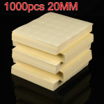 1000 20 mm l&auml;bipaistev &uuml;mmargune kleebis &uuml;mmargune l&auml;bipaistev sildid ringikujulised PVC tihendussildid puhas