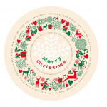 J&otilde;ulupuu seelik erksav&auml;rviline Lihtne paigaldamine Snowflake Elk Print &uuml;mmargune suur j&otilde;ulupuu mati sisekujundus 90 cm Q