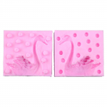 Silikoonvaigust vorm DIY luige kuju valamisvormid meisterdamise 3D vorm kunsti k&auml;sit&ouml;&ouml;ks k&auml;sitsi valmistatud m&auml;nguasjade valmistamiseks lastele