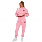 2 tk/komplekt Naiste top p&uuml;kste komplekt Kapuutsiga pikkade varrukatega elastne mansett kapuuts Kirjatr&uuml;kiga veniv k&otilde;rge v&ouml;&ouml;koht pahkluu rihmaga p&uuml;ksid Sport Fitness Spordidress 3XL valge