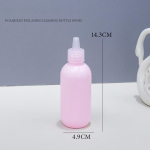 150 ml veepritspudel, ohutu loputuspudel kastmisvahendid plastist pigistatav pesupudel ripsmete pikendamise t&auml;toveeringu jaoks elbow pink