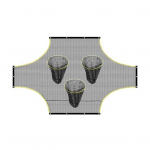 Jalgpalliv&auml;ravav&otilde;rk skooritsoonidega, kaasaskantav, kokkupandav, v&auml;litingimustes kasutatav jalgpalliv&auml;rav, sihtm&auml;rk treeningabivahend, jalgpalliv&otilde;rk tagahoovi jalgpallitreeninguteks L