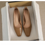 Naiste paksu kontsaga Fairy kingad &Otilde;rnad Shallow Mouth Square Head k&otilde;rged kontsad 35 must