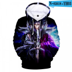 Saint Seiya Pusad S&uuml;gis 3D Kapuutsiga Meeste Naiste Mood Vabaaja Kapuutsiga Suured Pusad Laste Pullover Pealisr&otilde;ivad meeste mantel XL