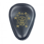 Mootorratta Retro Must Nahast Kolju Sooloiste+3 Vedruga P&ouml;&ouml;rdklamber Harley Custom Chopper Bobber Saduliste jaoks